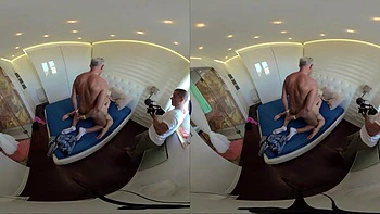 Kyra Hot Behind The Scenes VR Part One - Sloppy Creampie Into