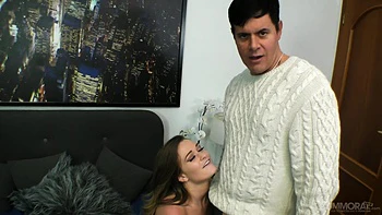 Honour May Squirts, Eat Ass And Gets A Creampie In Front Of Her