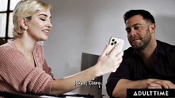 ADULT TIME - Skye Blue Fucks Bestie's Cheating Fiancee To Cure His Cold Feet!