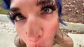 Solid Blowjob & Deepthroat From Badmomtiti