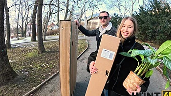 The couple agreed to a bold experiment with a busty blonde beauty.