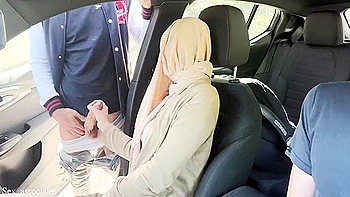 First Dogging In France. My Muslim Hijab Wifes First Fuck With A Stranger