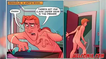 Fucking in the laundry! Naked and sweaty - The Naughty Home Tittle 54