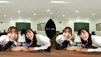 My Super Cute Classmates Took Control of My Erection