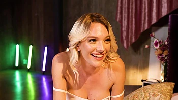 Nathan Bronson and Kenna James in a hot couple scene.