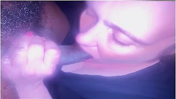 My Boo Pajamas And A Nice Big Black Cock To Gobble On