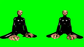 Mistress in Black Latex – POV Cowgirl (Passthrough)