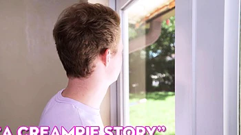 Playing naughty with my stepson for a creampie