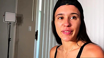 Big tits amateur Mackenzie sucks this dick