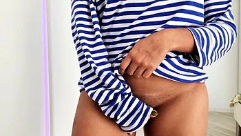 Creamy Pink Pussy - Solo Babe Fingers to Orgasm