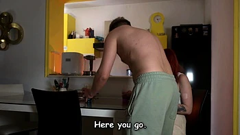 Redhead Step Mom Craves My Dick While Dads at Work