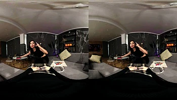 Halloween Threesome with Her Best Friend and a Vampire