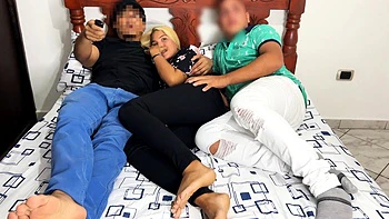 Movie Night with My Friend and His Girlfriend Who Turns Me