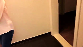 Victoria Pure sucks a cock in a park in Budapest