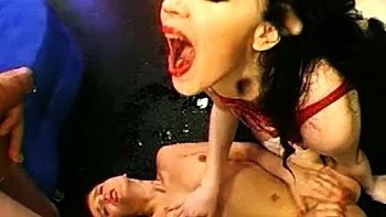 Hardcore blowjob and cumshot