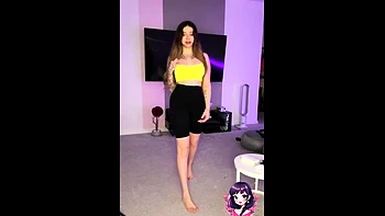 Chubby Brunette Big Boobs Dildo Masturbation