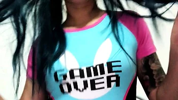 Amateur asian teen licks ass and sucks cock