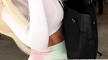 Doe eyed blonde amateur gives an amazing POV blowjob