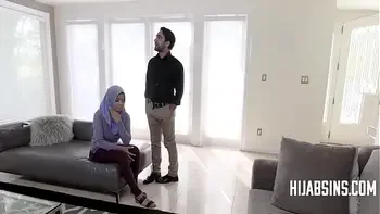 Wife In Hijab Fucks FBI Agent To Save Husband