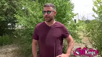 Outdoor naked sex date between a horny mommy and her big dicked hookup