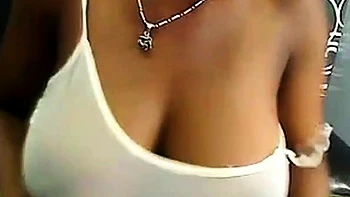 Black Girl Shows Off Her Breasts On Webcam