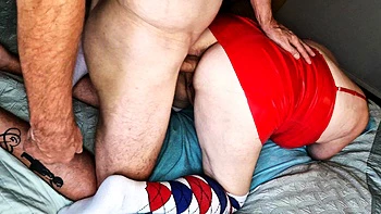 Sexy anal babe from behind