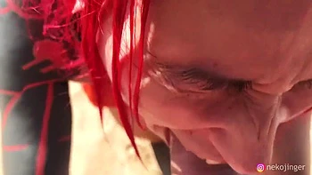 Nora Redmain - Naughty Beach Weekend Giving Head On Public Beach Trailer