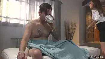 Patient anal bangs tied doctor