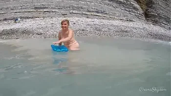 Flashing at the seaside