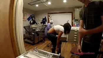 Adorable Latina Sheila Daniels Spread Eagle In Stirrups Gets Orgasm From Hitachi/Boyfriend In Front Of Doctor & Nurse Gyno Medfet Medical Exam More Videos Available At GirlsGoneGyno - Tampa University Physical Part 10 of 10 Reup