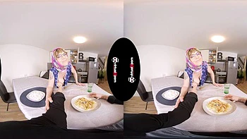 Lady Diana - Rough Sex With Grandma: Blowjob, Cowgirl  Hardcore VR Porn