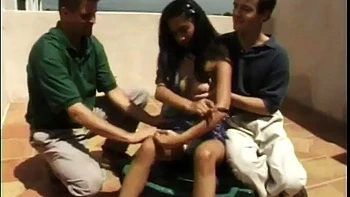 Brunette gets fucked while enjoying the view ft. Jade Marcela: Blowjob, Doggy  Cowgirl Porn