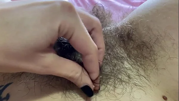 HAIRY PUSSY COMPILATION big clit closeup super bush