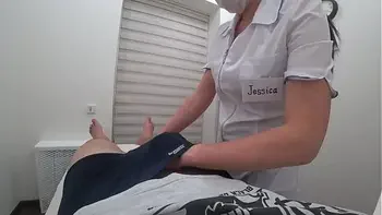 Horny Nurse Blowjob