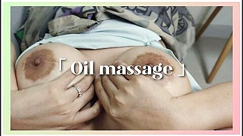 Oil Massage & Squirting, Female Orgasm With Big Tits Girl - Viza Showgirl