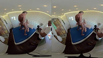 Kyra Hot Behind The Scenes VR Part Two - Curvy Babe w Volcano