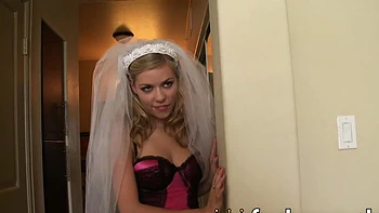 Wanna pulverize your steaming towheaded bride-to-be before strapping the knot? XXX warm hardcore porn!