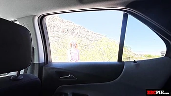 Cutie with round ass Cecelia Taylor impaled by huge black wiener