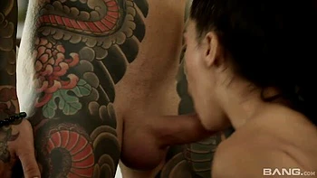 Busty brunette with good bottom Julia De Lucia screwed from behind