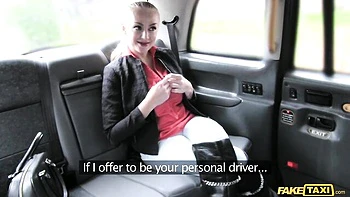 Backseat fuck in the doggy style with a hot blonde John Petty