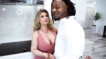 Cutie doll with big boobs Sly Diggler is enjoying this large black dick