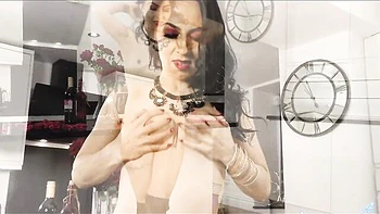 Gorgeous solo dildo riding with a long-legged brunette Flirty Naughty