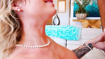 Curvy goddess with wide ass Katalina Kyle jumps on a nice cock