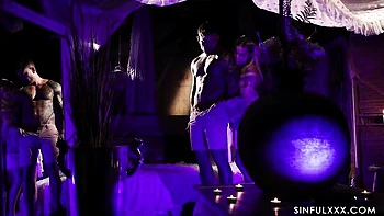 Candee Licious and Dina Joy are fucking with a shared lover