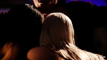 Lovita Fate and Diana Lawrence both love nighttime fuck with a big cock