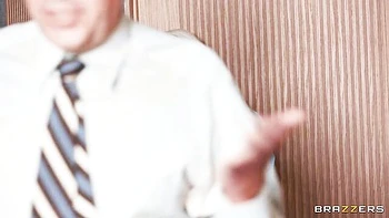 Fake-boobed blonde Sabrina Sabrok is enjoying sideways pose fuck