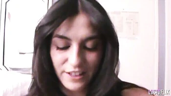 Beautiful doggy style fuck with a long-legged brunette Megan Mistakes