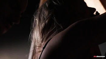 Blondie Aria Banks fucked in the missionary pose by large dong