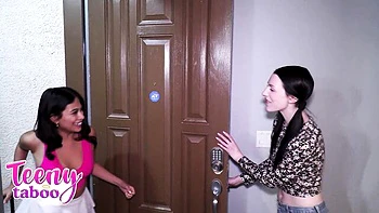 Outstanding Celestina Blooms and Reyna Belle's foreplay before sex dirt