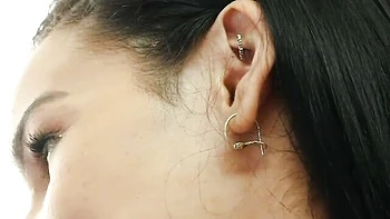 Mysterious Jenna Foxx and Eden Sin at brunette smut